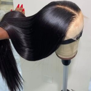 Long Straight Synthetic Lace Front Wig