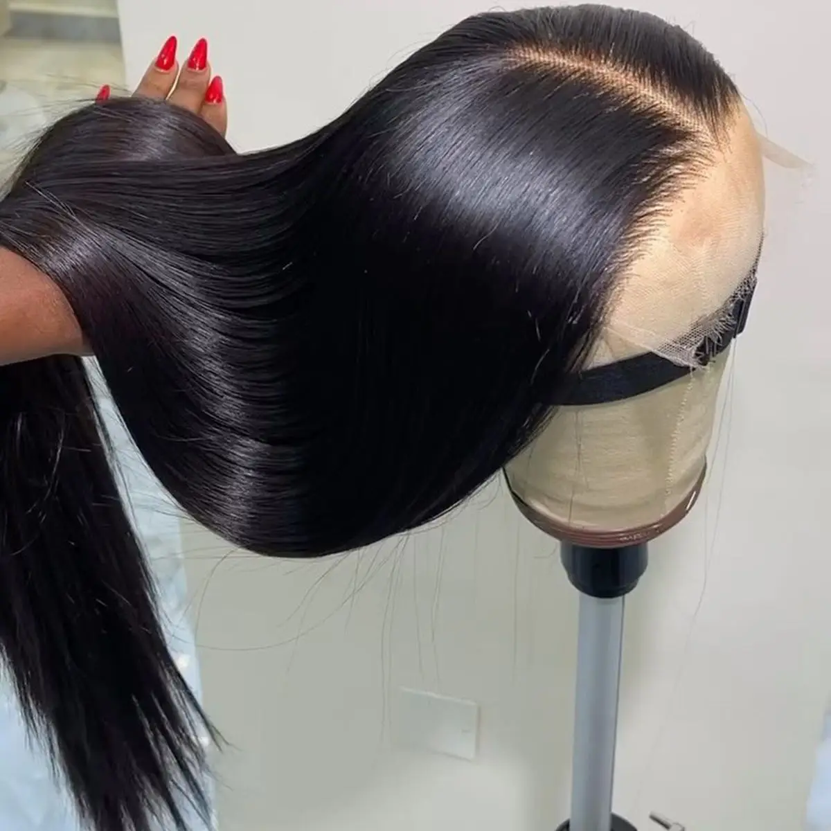 Long Straight Synthetic Lace Front Wig